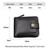 Rfid Blocking Men Wallet Zipper Coin Pocket Luxury Leather Bifold Wallets For Men Large Capacity Credit Card Holder Male Purse