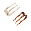 Hair Comb 2-piece Set Stylish Tortoiseshell Pattern Simple Accessory Chignon Updo Hairpin Volume Bun Traditional Japanese Attire Accessory.