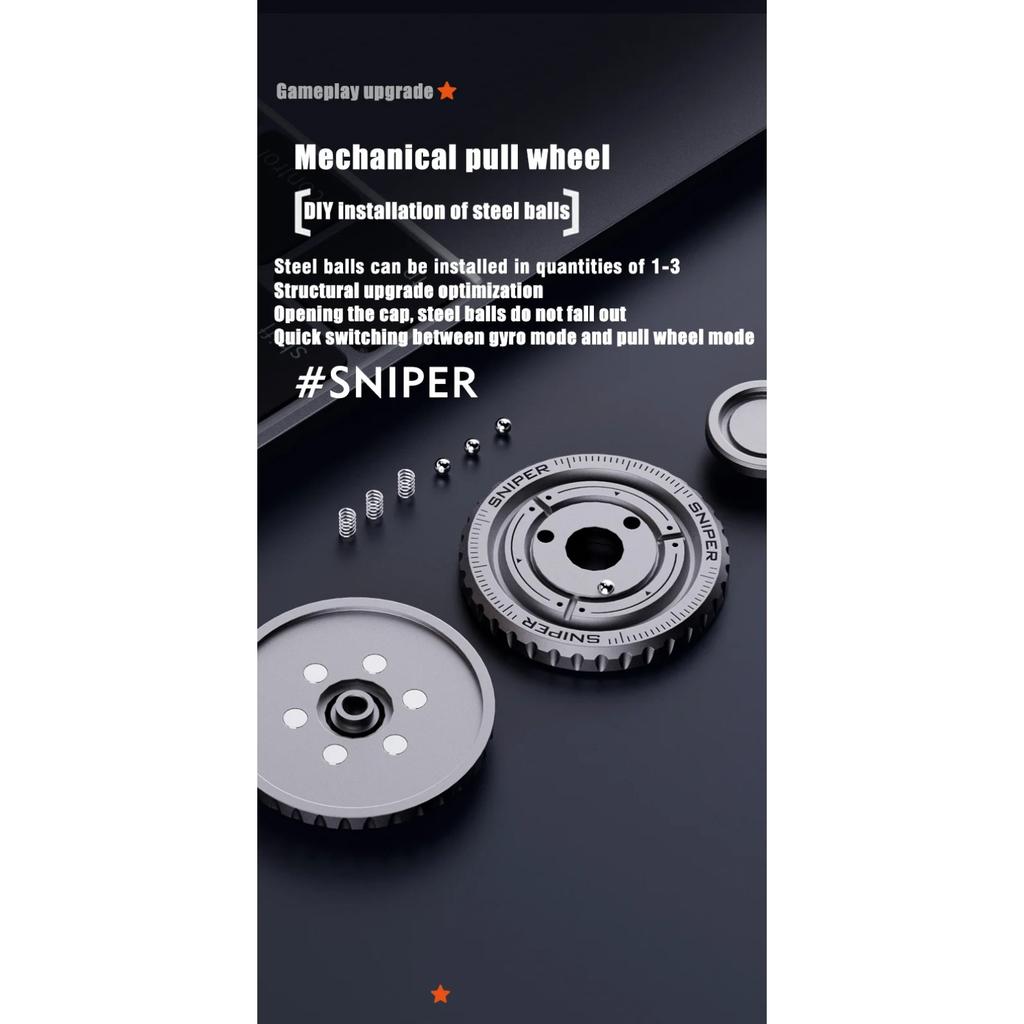 Fidget Spinner Mechanische Münze Fingerspitze Edelstahl EDC Anti-Stress Fidget Slider Spinner Büro Spielzeug für Erwachsene Geschenke