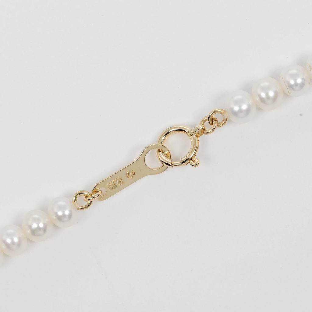 TASAKI Necklace Pearl/K18 Gold 11.73g Women Used