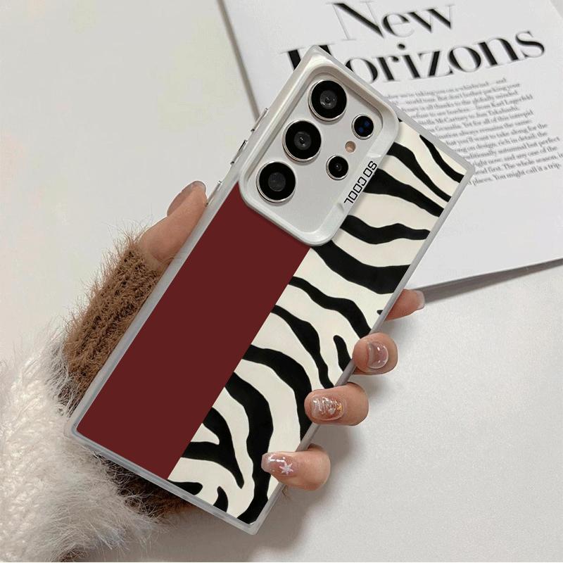 

Leopard Print Trend Desgin Soft Phone Case for Samsung Galaxy S24 S25 FE S26 Edge S23 Ultra S22 Plus S21 + Shockproof Cover Back Samsung S26