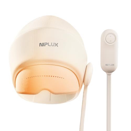 NIPLUX CHILLMET Head Relaxation Device, a Doctor-Supervised Eye Warmer for Head Spa, Hot Eye Mask with Heat and Compression, Rechargeable, Practical,