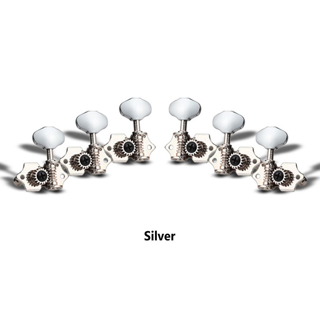 Acoustic Guitar String Tuning Pegs Kit With Screw Ferrule Universal Tuners Open Tuning Standard Accessories