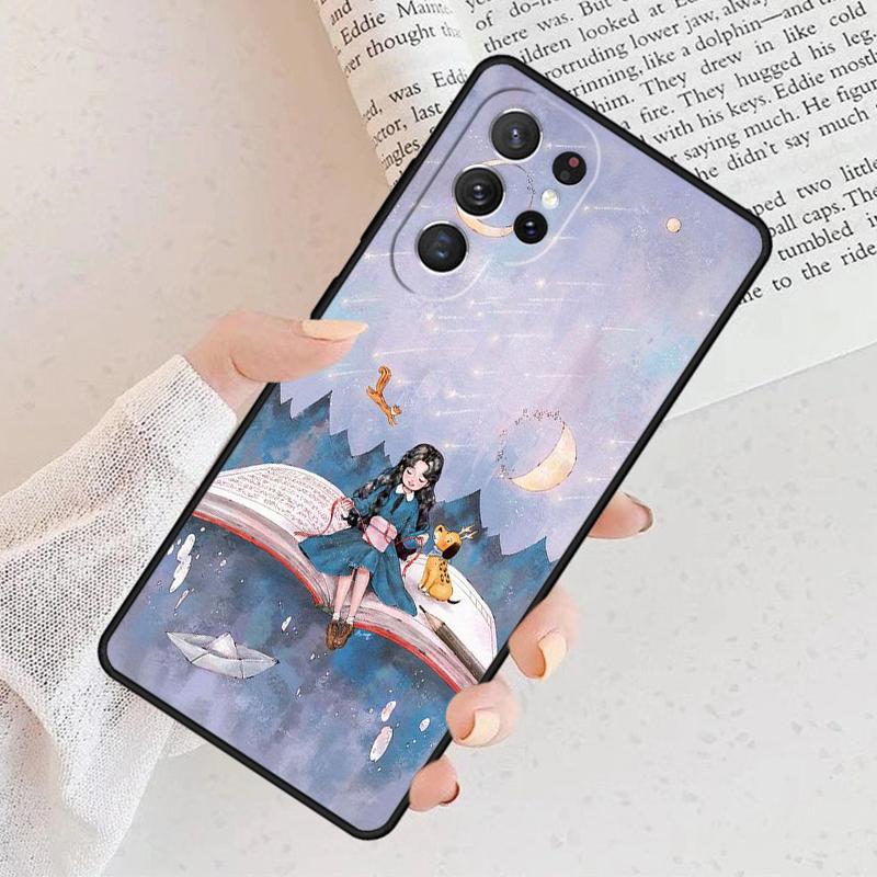 Book Lover Phone Case For Samsung Galaxy S25 S23 S30 S8 S21 S20 FE S24 S22 Note 10 20 S8 Plus Lite Ultra