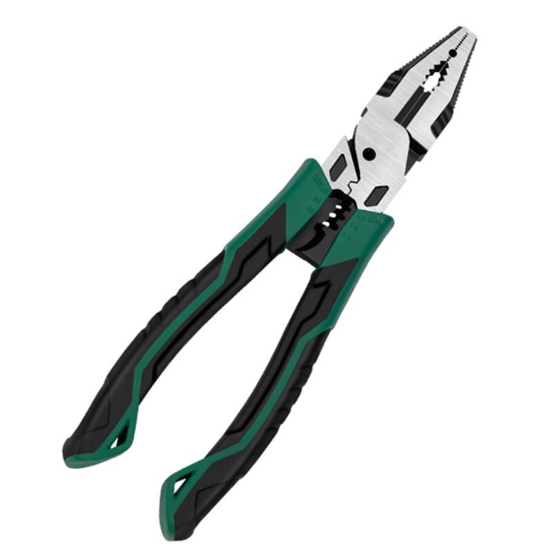 Multifunktionale 8-Zoll-Handzange Abisolierzange Crimpzange Bolzenschneider für Kabelbearbeitung und Haushaltsreparaturen