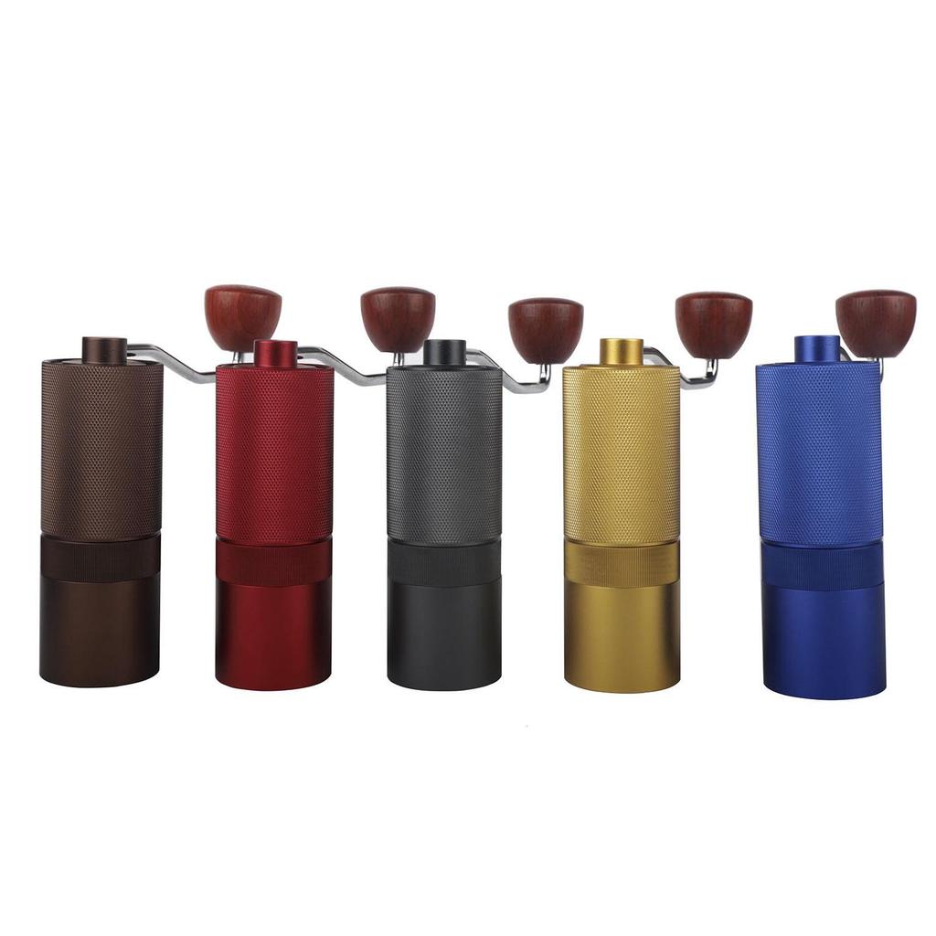 CNC Manual Coffee Grinder with Aluminum Shell & 420 Stainless Steel Conical Blade