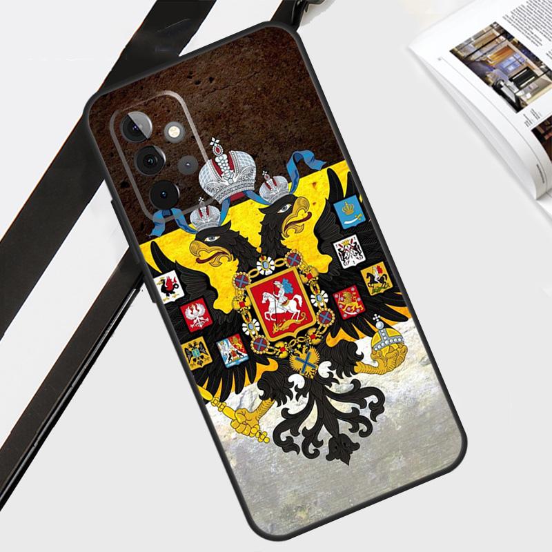 Russian Empire Coat of Arms Case For Samsung Galaxy A55 A35 A15 A56 A36 A26 A16 A06 A54 A34 A14 A12 A22 A32 A52 A13 A53