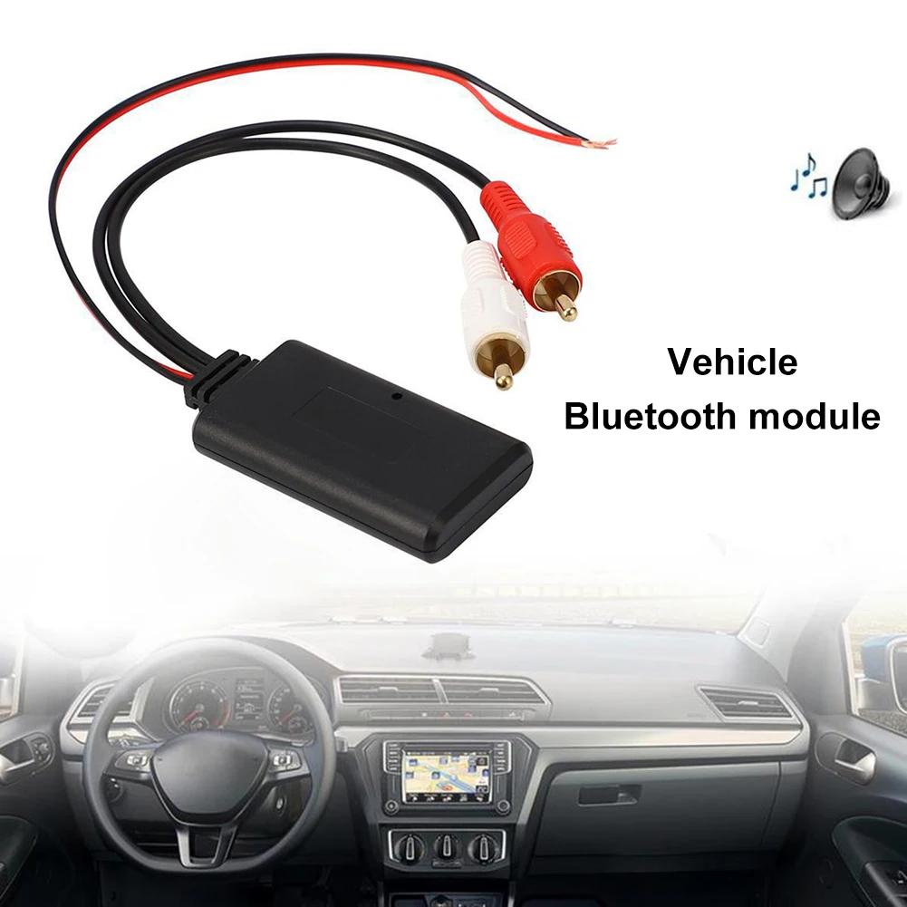 Universal Bluetooth-compatible Audio Cable Module Music Audio Adapter Car Electronics Accessories for 2RCA Interface Vehicles