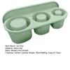 Silicone Hollow Cylinder Ice Cube Tray With Lid Mold For Cola Coffee Stackable Ice Cubes Maker For 30 40oz Cup Tumblers