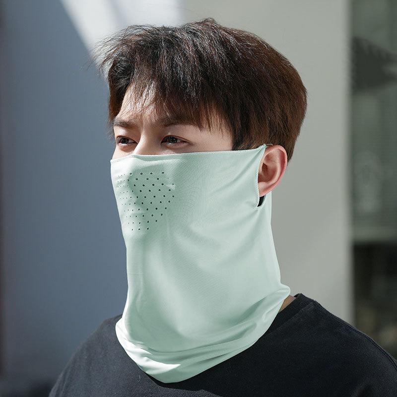 UV-Schutz Outdoor-Halswickelabdeckung Sport-Halswickelabdeckung Sonnenschutz-Gesichtsschal Gesichtsabdeckung Eisseidenmaske Sonnenschutzmaske