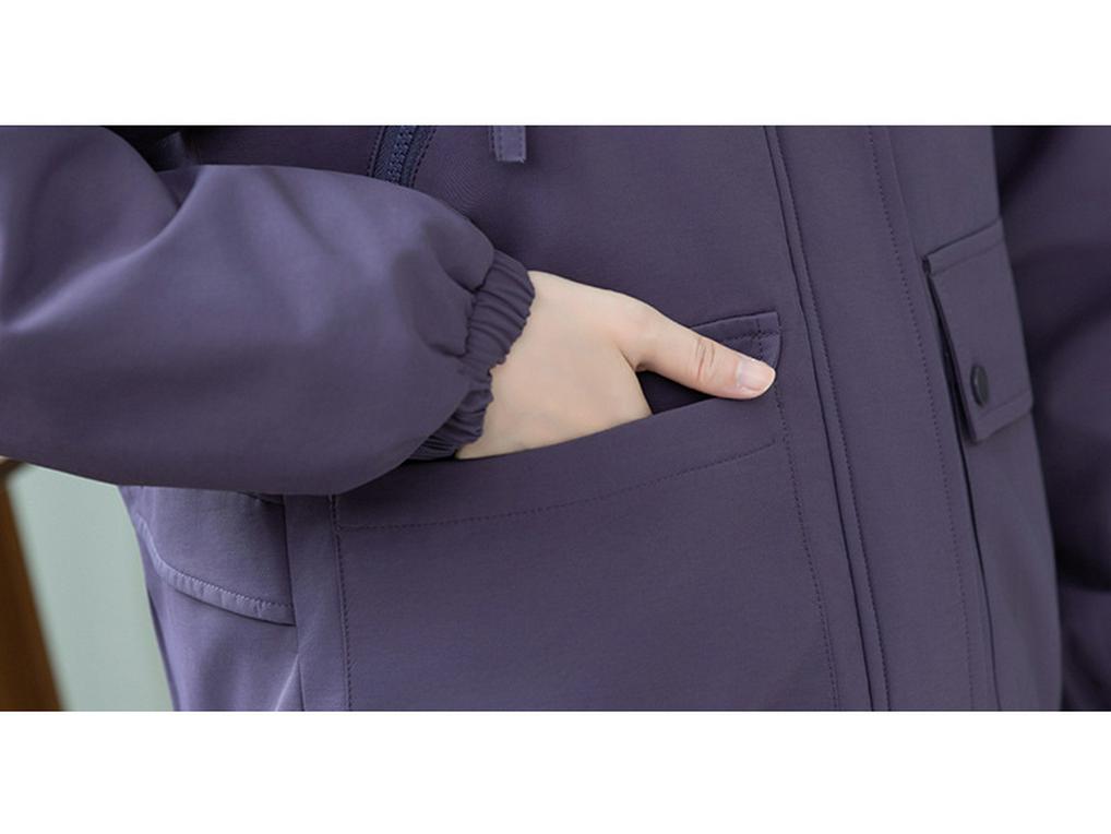 Women's Fleece-Lined Cotton Padded Short Trench Coat - Spring & Autumn Casual, Versatile, Loose Fit 2025.