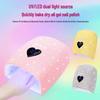 220W Rhinestone Dual Light Nail Lamp: Portable, Quick-Dry, Gel-Curing with No Blackening