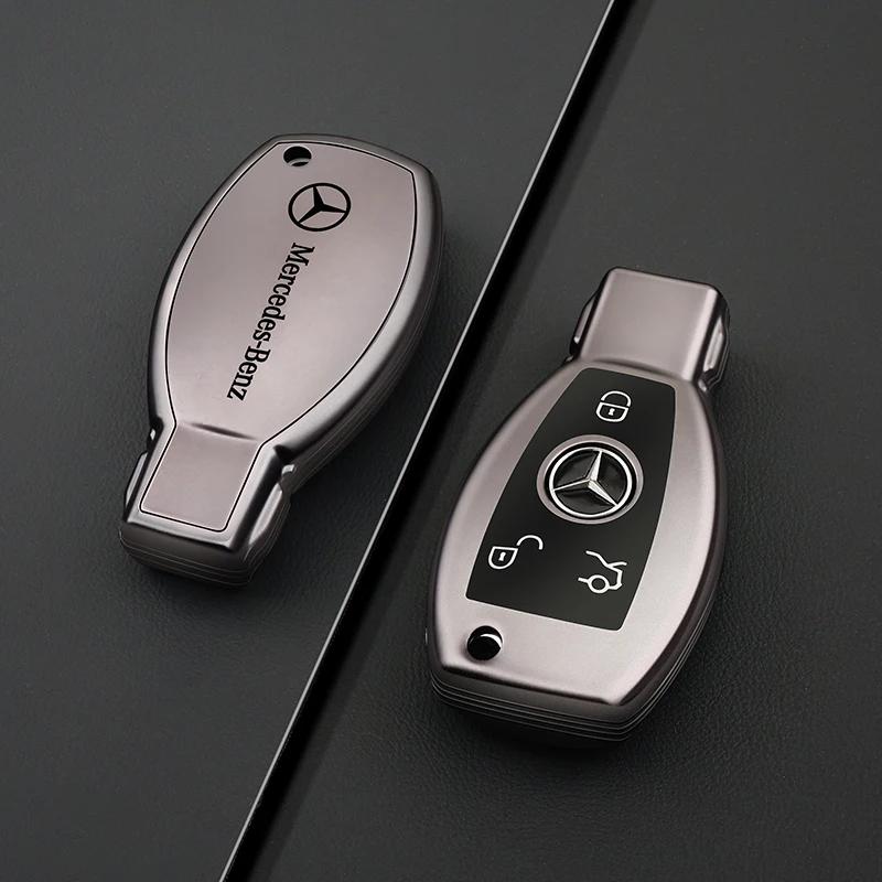 RPO5   TPU Car Key Case Cover Shell Fob For Mercedes Benz A B C E Class GLS GLA GLK GLC CLS CLA AMG W204 W205 W212 W463 W176 Keychain