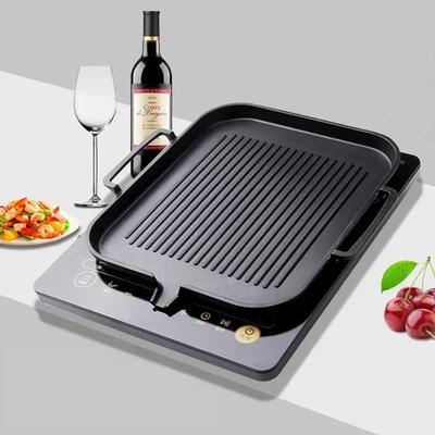 Alüminyum Kızartma Tavası Yapışmaz Barbekü Kızartma Tavası Kore Barbekü Tepsisi Kare Barbekü Izgara Tepsisi Mutfak Pişirme Pişirme Gereçleri