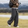 Men's Women's Y2K Oversized Spring Autumn Vintage Corduroy Baggy Wide Leg Pants Trousers Streetwear Korean Clothes