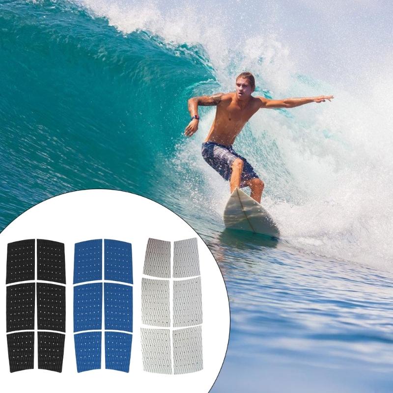 Surfing Pad, Surfboard Traction Pad Antislip Surfing Skimboard Sticker Front and Tail Deck Pad, Surfboard Traction Pad
