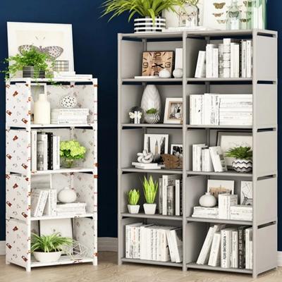 Simple Bookshelf Bedroom Multi-layer Bookcase Household Floor Standing Storage Rack Living Room Miscellaneous Storage Shelves