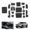 GAFAT Door Pocket Rubber Mats Center Console Silicone Tray for Honda Vezel Late Honda Interior Mats for and Vezel Custom Parts of (15 Pieces) & (1