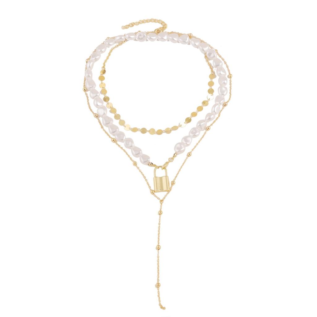 Necklace for Women Bohemian Wind Ins Multi-layer Combination Simple Moon Necklace Women Sweater Chain Beautiful Elegant Necklace for Her