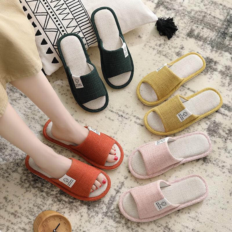 Portable Travel Linen Slippers 38-39