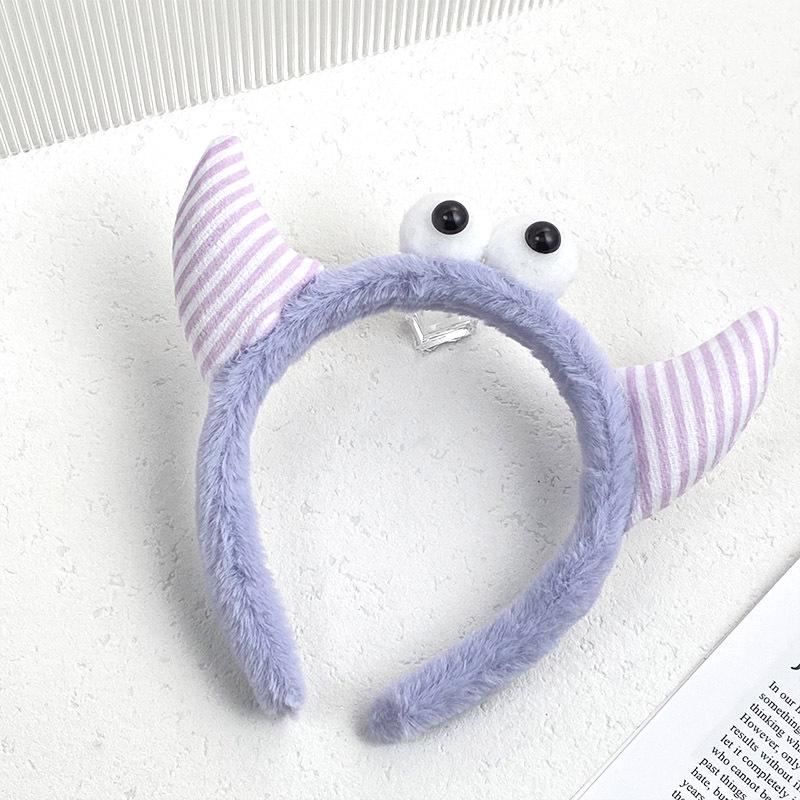 Headbands Style Cute Big Eyed Pointed Horned Monster Womens Hair Accessories