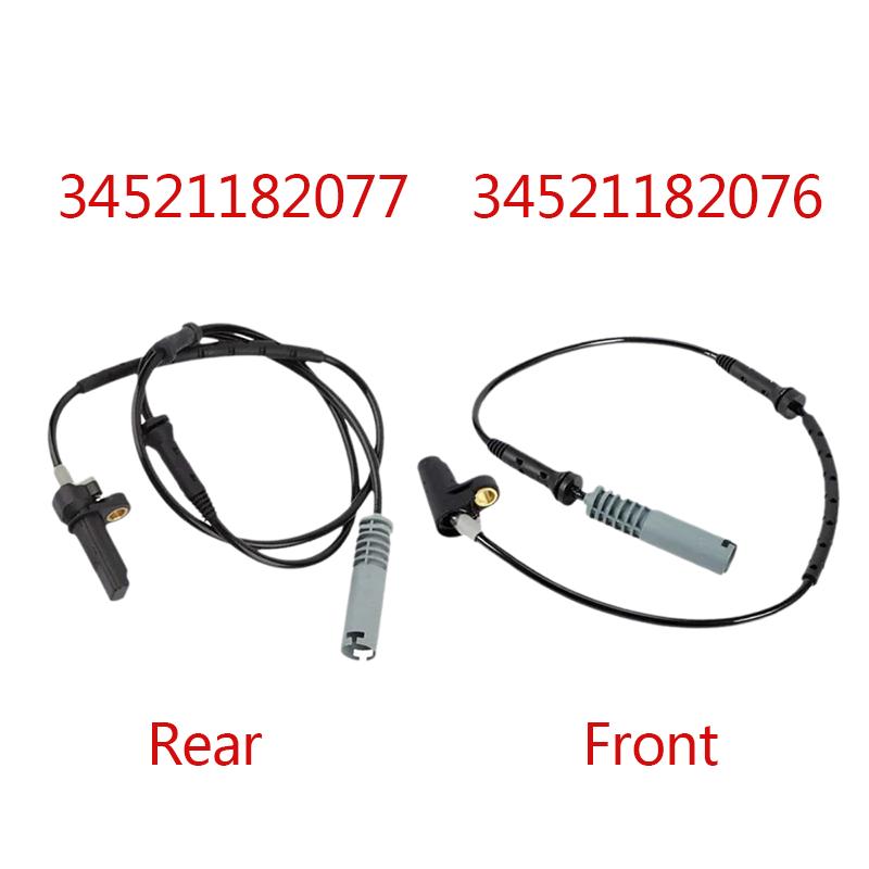 Front and Rear ABS Wheel Speed Sensor 34521182076 34521182077 For BMW E38 750i 740i 735i 730i 728i 725tds M73B54 M62B44 M60B40