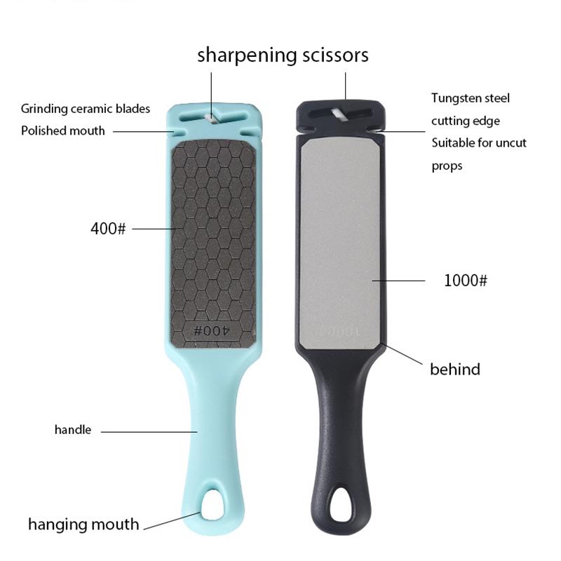 400/1000# New Multifunctional Sharpening Stone Creative Double-sided Gold Steel Sand Sharpening Stick Kitchen Gadgets