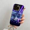 Music Festival Phone Case For iPhone 17,16,15,14,13,12,11 Plus,Pro Max,XS,Colorful Silver Black Cover
