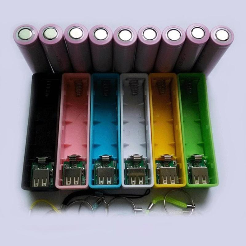 Color Battery Shell Case For 1Pc 18650 Power Battery Enclosure with Easy Assembly and Slip Proof Surfaces