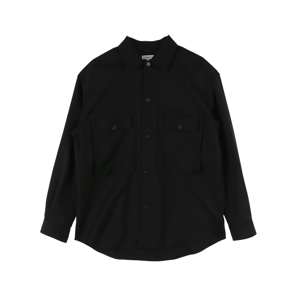 Nobenta K Wool Shirt Black 50 Size