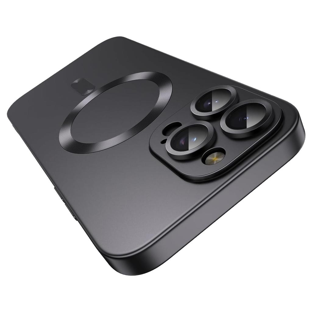 For iPhone 15 Pro Max Case Compatible with MagSafe Ultra Thin TPU Phone Cover with Lens Protection