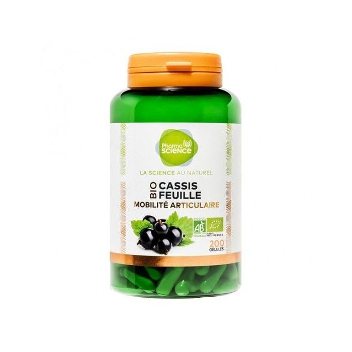 Pharmascience Cassis Feuille Bio Mobilité Articulaire 200 Gélules
