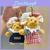 Pooh Bear Plush Keychain With Short Plush Material For Bags And Keys