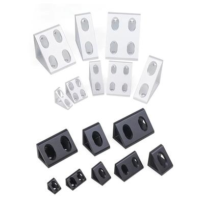 Aluminum Profile 90 Degree Block Triangle Connector Bracket For 2020 2040 3030 4040 4080 Series V-slot Aluminum Profile