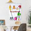 Numberblocks Custom Your Name Wall Decor Tapestry Art For Pet Memorial Birthdaywedding Party Backdrop Family Gift