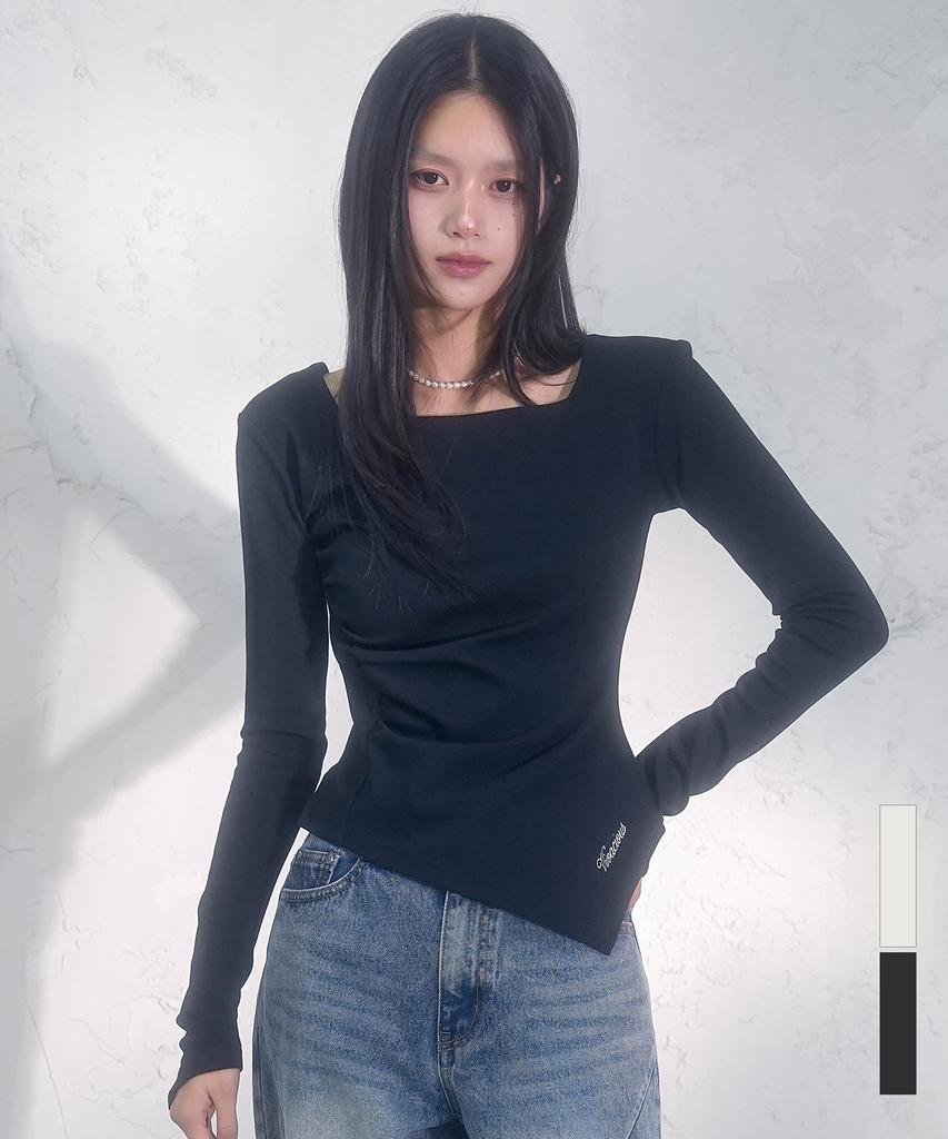 VIVACIOUS Ahiel Shirred Long Sleeve_2 Colors