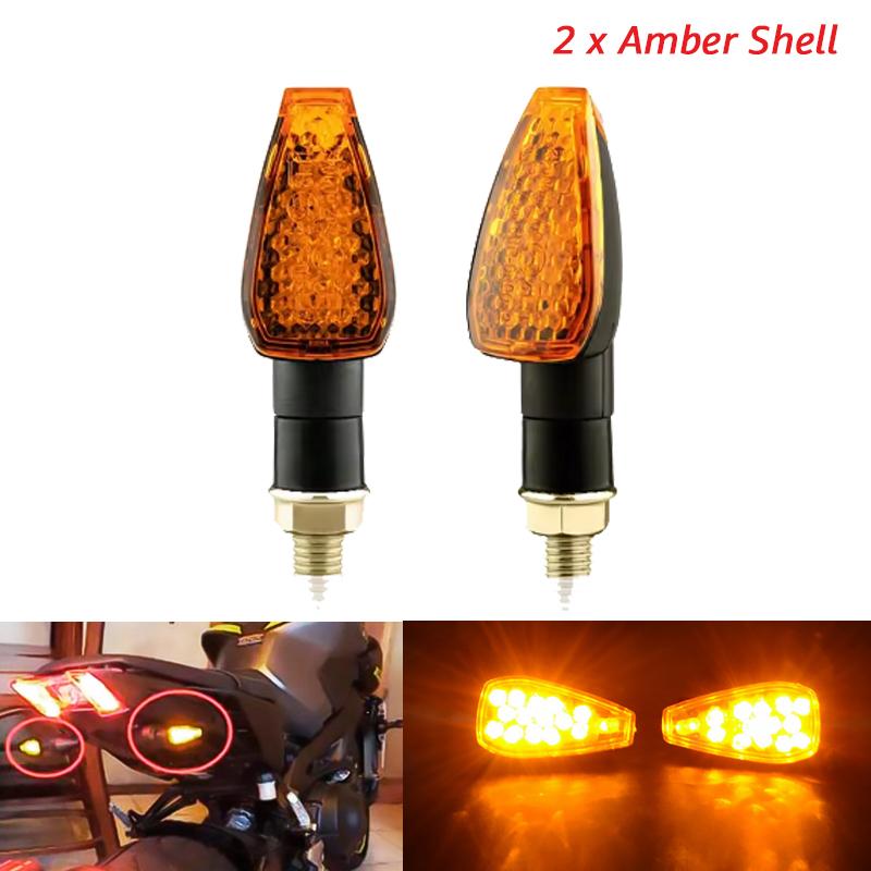 Motorcycle LED Turn Signals Lights Blinker Indicator Light 12V Moto Turn Signal Lamp For Honda For Yamaha For Cafe Racer