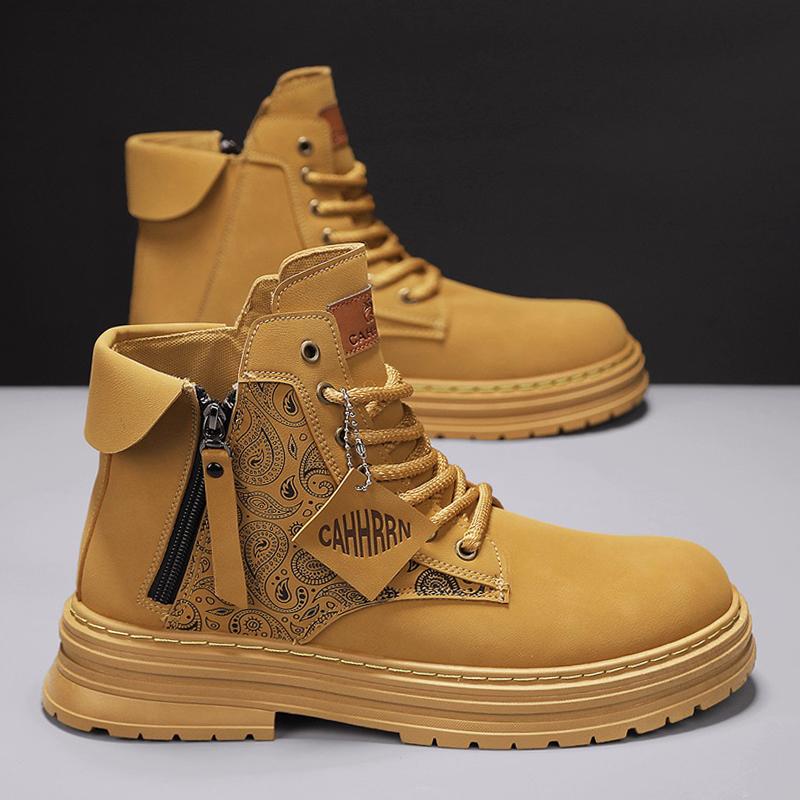 

Мода CYYTL Мужские Ботинки Ботильоны Повседневные Зимние Кожаные Ботинки Ковбойские Боевые Тактические Мотоциклетные Челси Рабочие Уличные Для Пешего Туризма Роскошный Дизайнерский 39