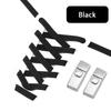 8MM 2025 No Tie Shoe Laces Press Lock Insert Fixed Shoelaces Without Ties Elastic Laces Sneaker Kid Adult Flat Shoelace for Shoe