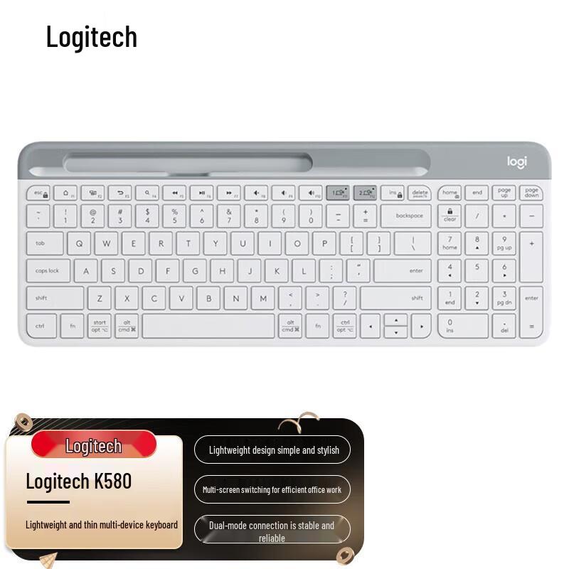 

Logitech K580 Multi-Device Wireless Bluetooth Keyboard