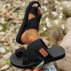 Clip Toe Sandals Peep Toe Solid Color Comfort Casual Mesh Breath Slippers Slip On Holiday Vacation Outdoors Beach Shoes