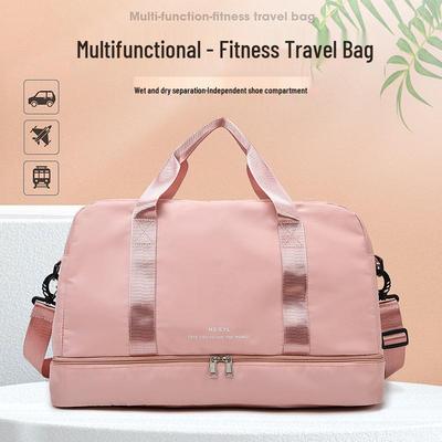 Damen Große Sport- und Fitnesstasche mit Schuhfach und Nass-/Trocken-Trennung für Yoga, Reisen und Geschäftsreisen.