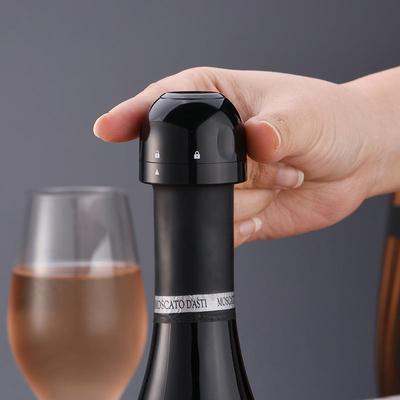Sparkling Wine Champagne Cork Seal: No-Leak Rotating Lock Cap