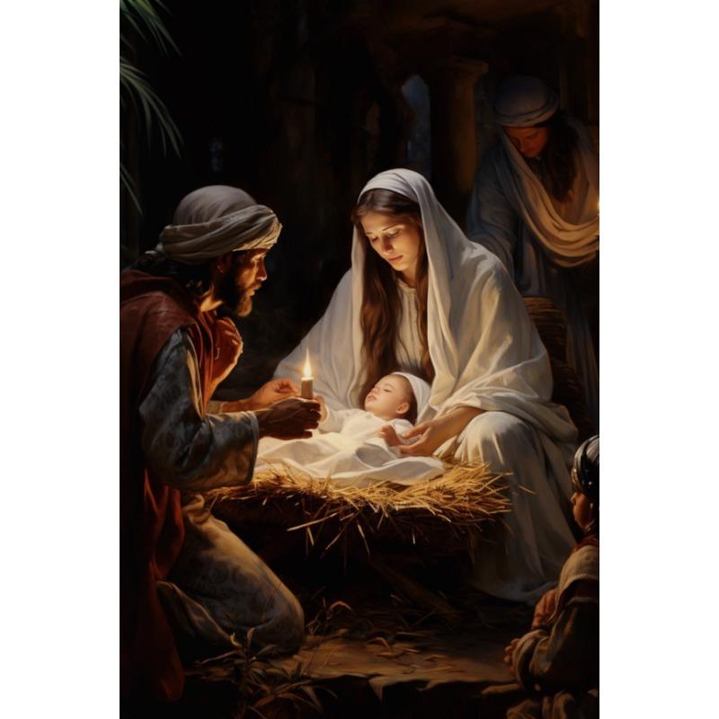 Vintage Religion Jesus Christ Bible Verse Art Poster Canvas Painting Wall Print Picture Living Room Home Decor Aesthetic Decor