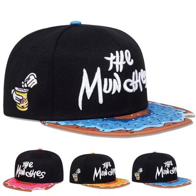 Unisex THE MUNCHIES Embroidery Hip-hop Hats Spring And Autumn Outdoor Adjustable Sports Casual Baseball Caps Sunscreen Hat