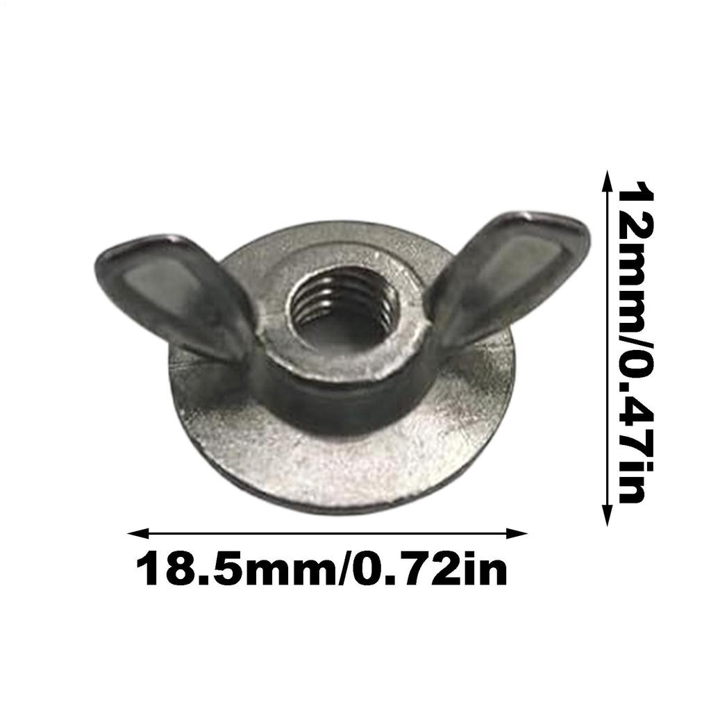 Wing Nut Kit 1/4-Inch Steel Ergonomic Hardware Bolts Driver Hardware Nuts For Home Automotive Furniture Adults Mens Dads Repair