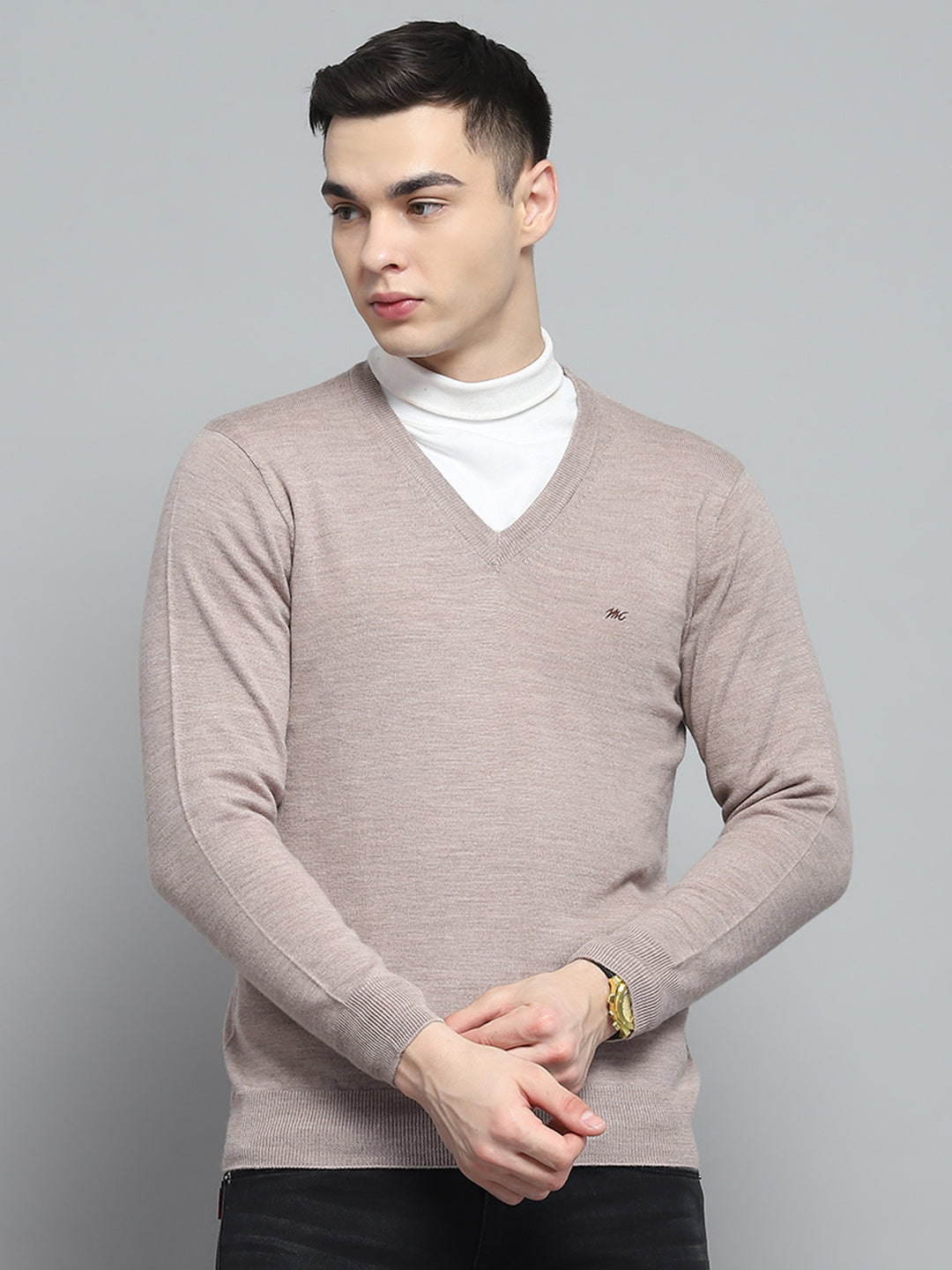 Monte Carlo Mens Regular Fit Solid Pullover XXL