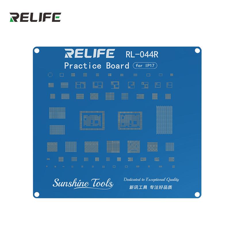 

RELIFE RL-044R Welding Practice Board for Phone Repair Flying Wire Connector Socket Capacitor Soldering Test Practice Tool