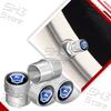 AUQ1 4Pcs/Set Car Wheel Tire Valve Caps Tyre Air Stem Covers Dustproof Waterproof Decoration For GAZ Gazelle Badge Auto Accessories