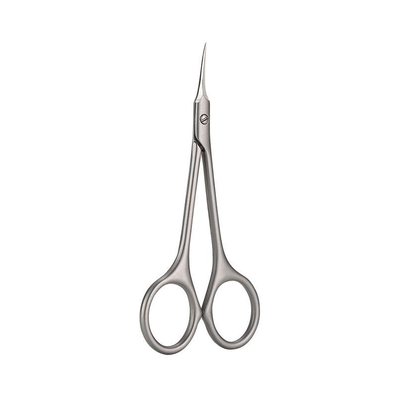 NEW Stainless Steel Cuticle Scissors Art Clippers Russian Nail Dead Skin Remover for Nails Curved Tip Scissor SPJ01